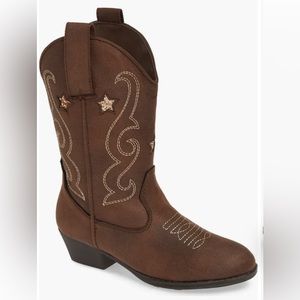 MIA Kids | Cognac Little Loulou Cowboy Boot - Baby/Toddler Size 6